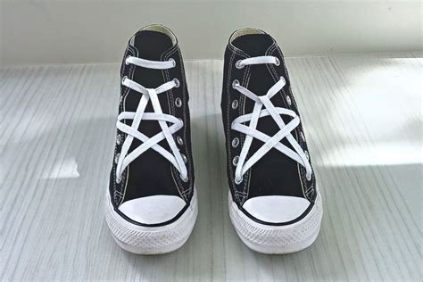 fake lace tennis shoes|shoes lacing patterns.